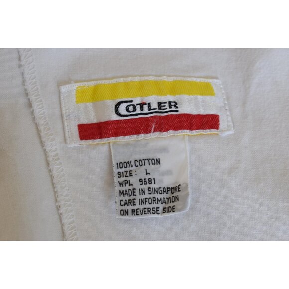 Vintage 90s Cotton Jacket | size‎ L - Picture 8 of 10